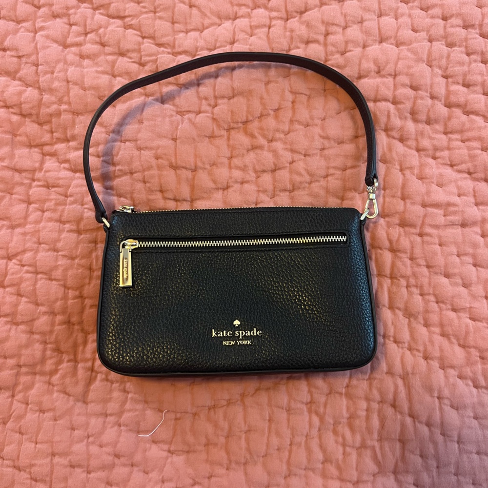 Kate Spade Black Wristlet Clutch